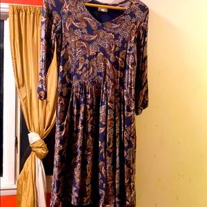 Garnet hill bohemian fall dress